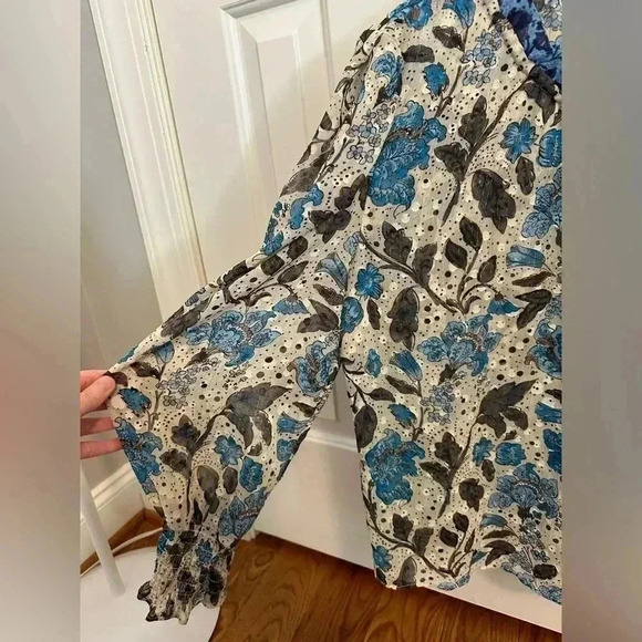 MISA Los Angeles Siena Top in Jaipur Floral Mix size Medium - Picture 8 of 15